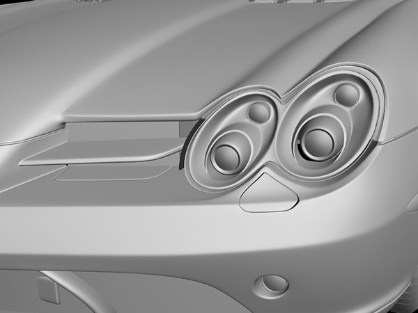 3d max mercedes slr mclaren roadster - Mercedes Benz SLR McLaren Roadster by Oricle