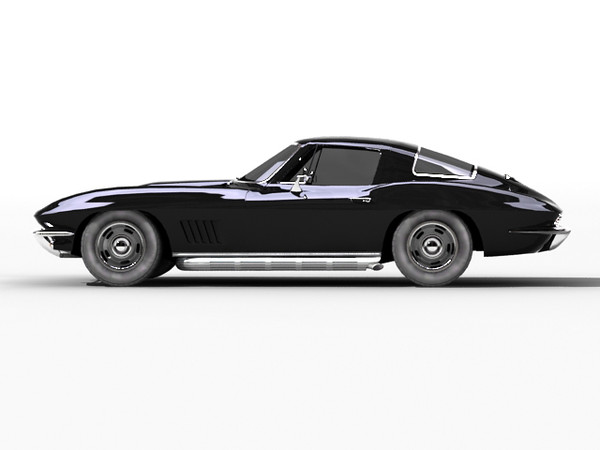 3d corvette stingray model - Chevrolet Corvette StingRay 1967 by fabelar