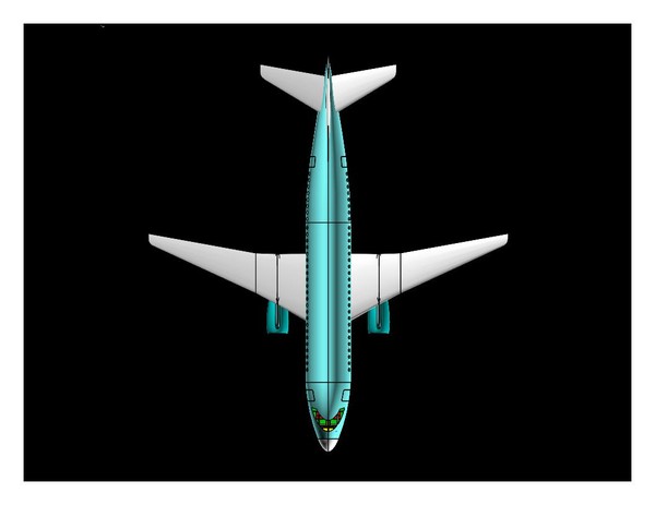 3d sukhoi regional jet model - Sukhoi SS-100-95 Regional Jet by RodgerSaintJohn