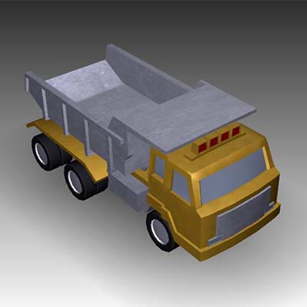 toy truck 3ds - Toy Dump Truck by mostlysquare