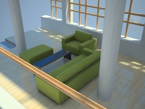 interior house max - Detailed home interior by studiorender