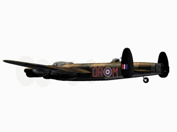 avro lancaster bomber 3d max - Avro Lancaster B1 by pbratt