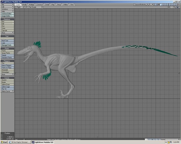 raptor dinosaur lwo - Raptor_Model.zip by 3dCreatures