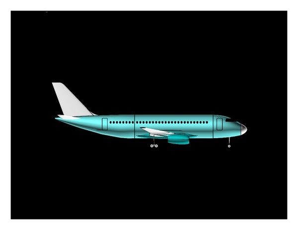 3d sukhoi regional jet model - Sukhoi SS-100-95 Regional Jet by RodgerSaintJohn