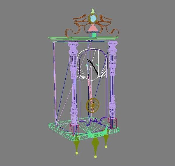 max grandfather wall clock - grandfather wall clock by Sandu_Bublic