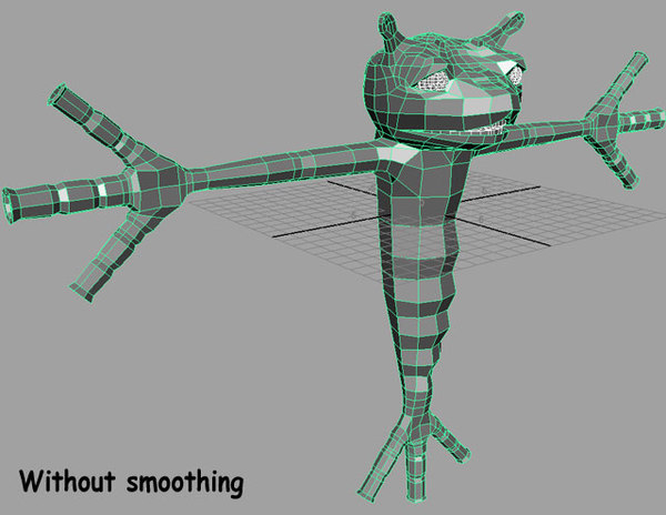 character flight navigator 3d obj - Puckmaren, little nice alien by daniel4d