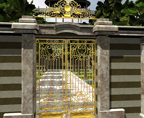 cinema4d palace building - Arab Palace by ERLHN