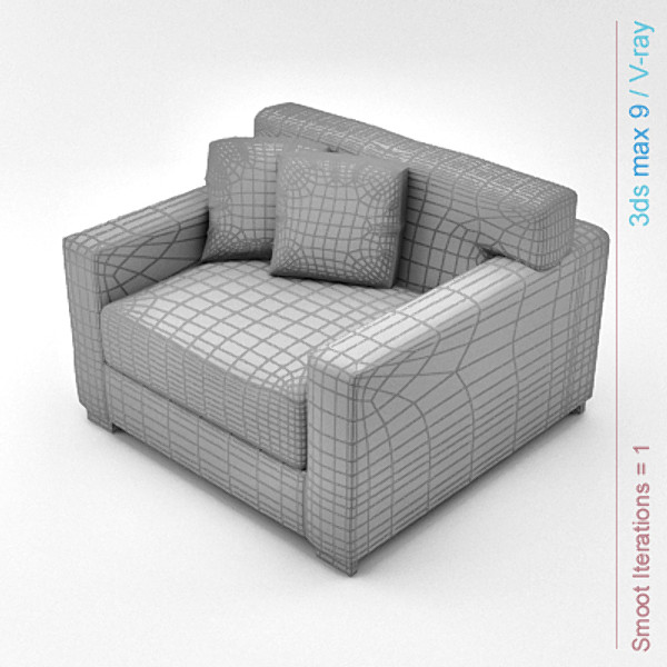 3ds max modern architectural - chair 01... by Lajhar 