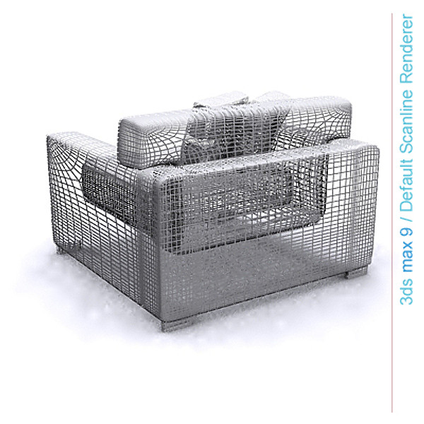 3ds max modern architectural - chair 01... by Lajhar 