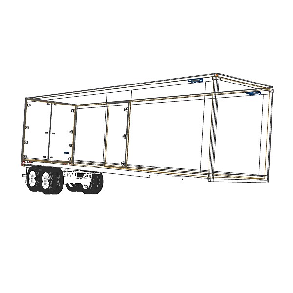 lwo trailer great dane van - Great Dane Clasic freight 38 ft van by bansheewoj