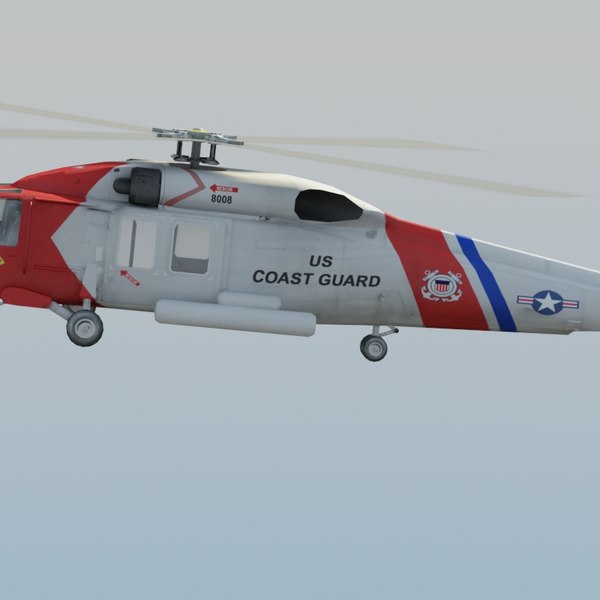 hh60j jayhawk 3d model - HH60J Jayhawk VRay... by ES3DStudios