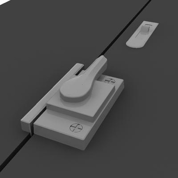 3d window cam latch model - Window Cam & Latch by ArtboySHF