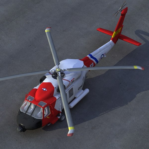 hh60j jayhawk 3d model - HH60J Jayhawk VRay... by ES3DStudios
