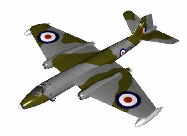 3d model english electric canberra b - English Electric Canberra B(I)6 by pbratt