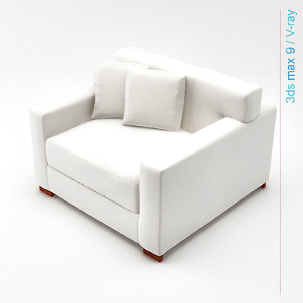 3ds max modern architectural - chair 01... by Lajhar 