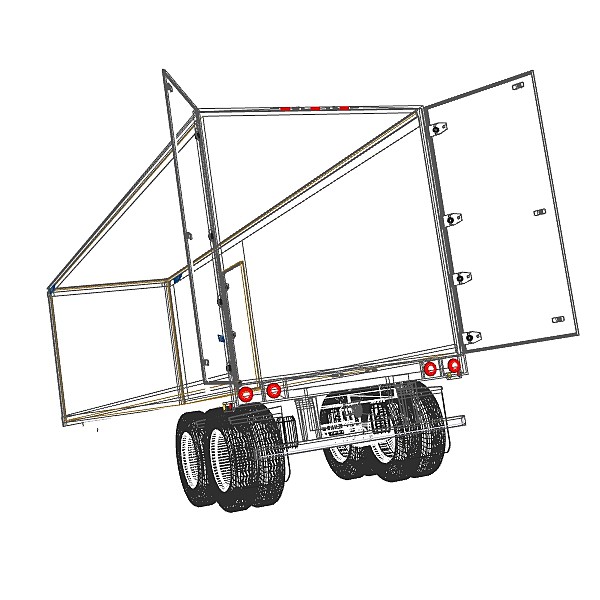 lwo trailer great dane van - Great Dane Clasic freight 38 ft van by bansheewoj