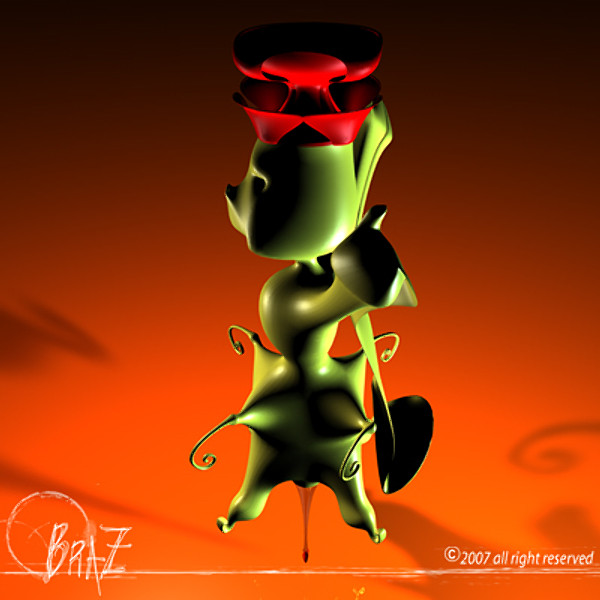 3d model spinning - Spinning top by BraZ