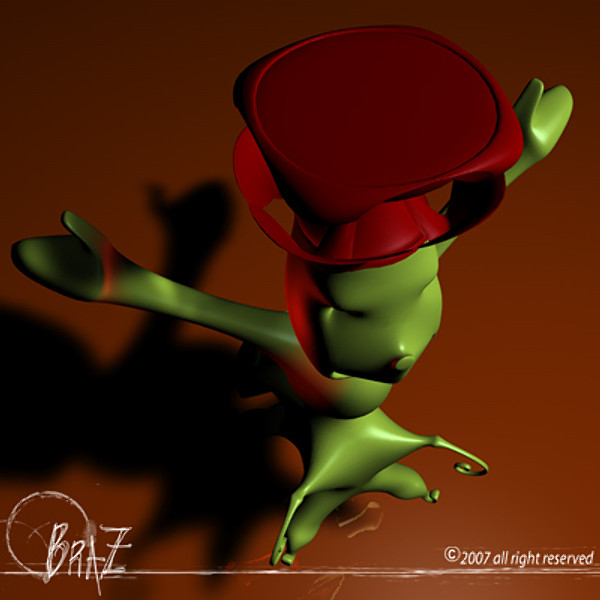 3d model spinning - Spinning top by BraZ