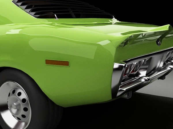 3d plymouth road runner - Plymouth Road Runner by fabelar