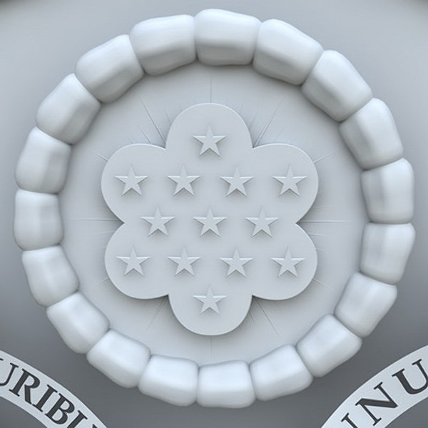 coat arms united states 3d obj - State Seal of United States... by Igor Yakovlev