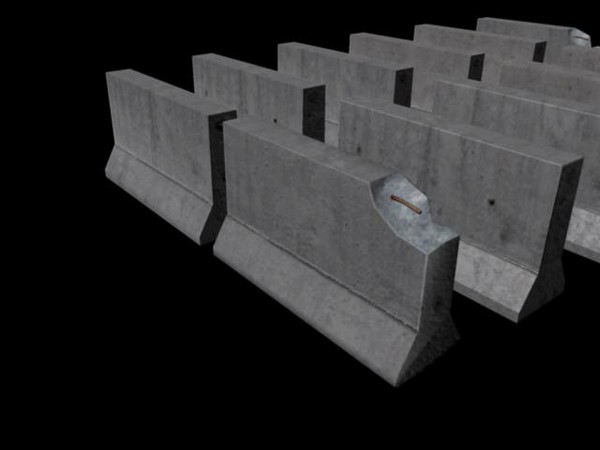 free ma model concrete highway pack - Concrete Highway Devider pack.zip by rrh_321
