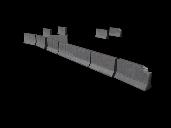 free ma model concrete highway pack - Concrete Highway Devider pack.zip by rrh_321