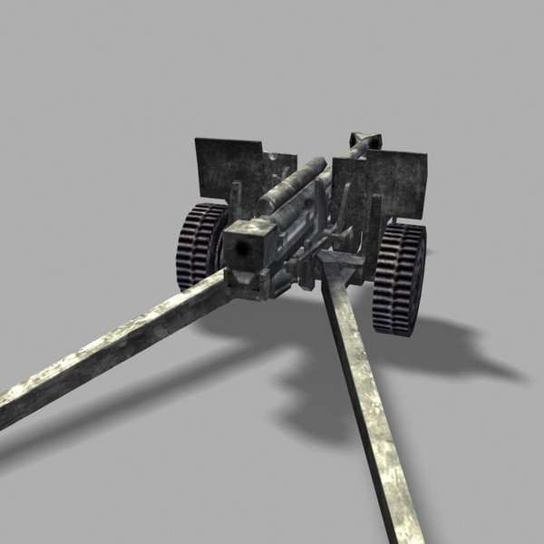 second artillery cannon 3d 3ds - Cannon105.rar by MingDaniel