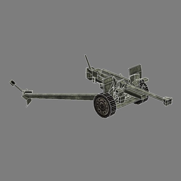 second artillery cannon 3d 3ds - Cannon105.rar by MingDaniel