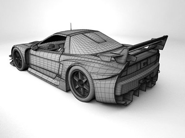 3ds honda nsx raybridge - Honda NSX Raybridge by brainspoon
