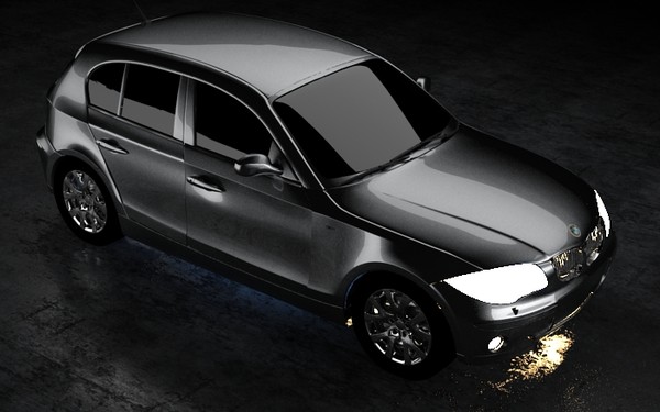 3d model bmw 1 - BMW 1 by dentonvanzan
