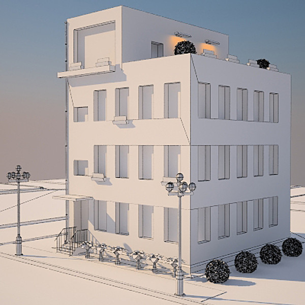 3d model of house building - House 2 by Stubborn3D
