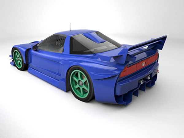 3ds honda nsx raybridge - Honda NSX Raybridge by brainspoon