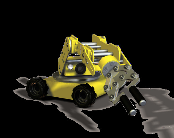 roboarm character poser 3d model - RoboArm Character by Almalm