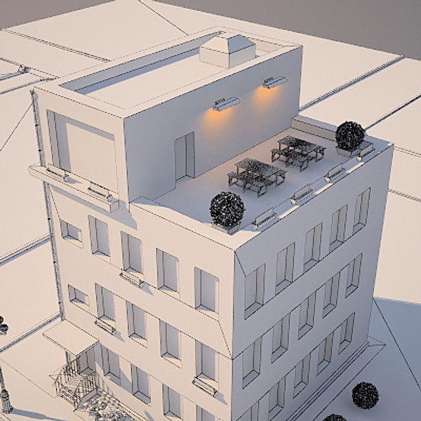 3d model of house building - House 2 by Stubborn3D