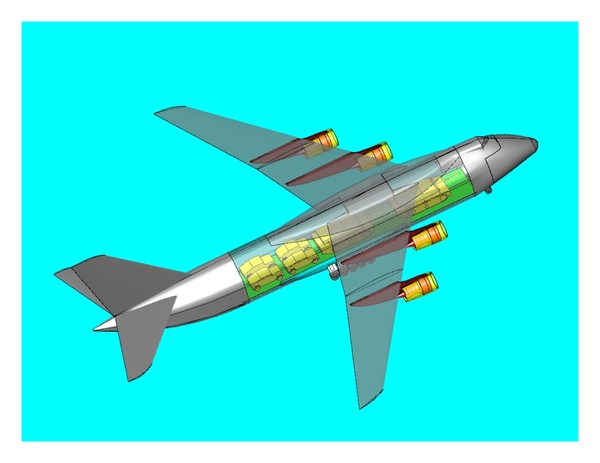 3d antonov an-124 cargo aircraft - AN-124.dwg or .dxf (zip) by RodgerSaintJohn