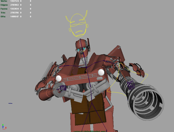 3d animation triumph herald transformer model - Transformer Autobot Triumph Herald by robman88