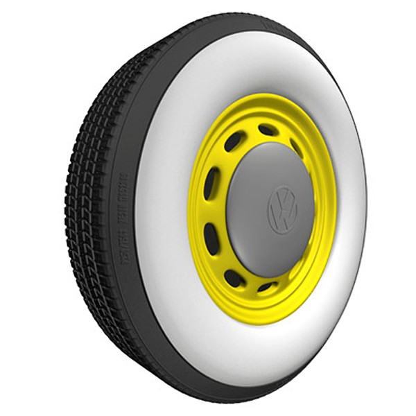 wheel tire beetle 3d model - Volkswagen Beetle Wheel by NesAn Studio