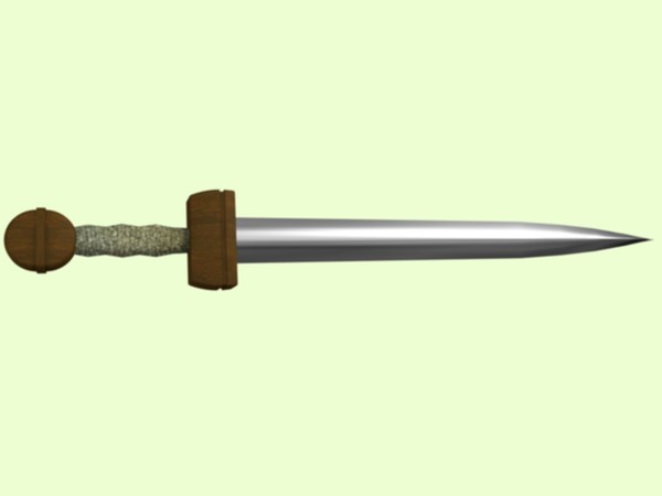 free roman gladius 3d model - roman gladius by Sandu_Bublic
