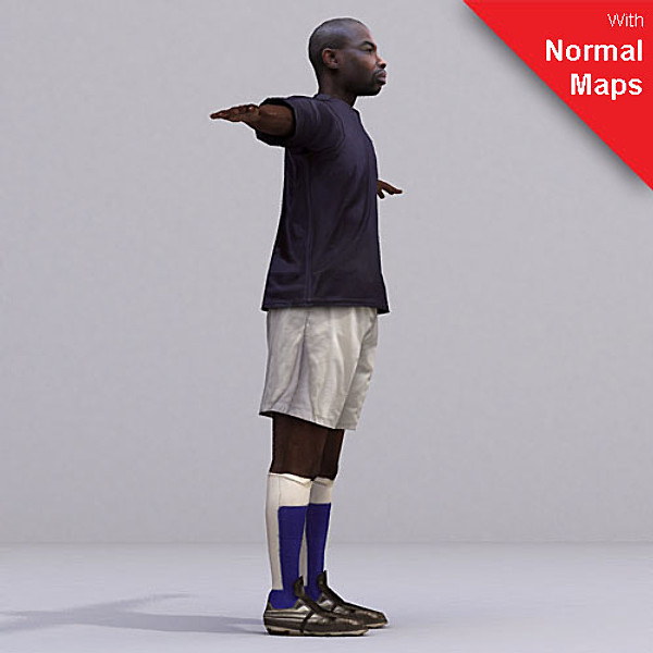 3dsmax axyz 2 rigged characters - CMan0025-FBX by axyzdesign