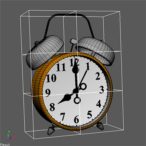 3d retro alarm clock alarmclock model - Alarmclock by PolyMaroon
