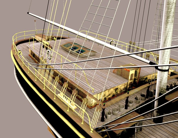 3d clipper cutty sark - CUTTY SARK CLIPPER by ar3ding
