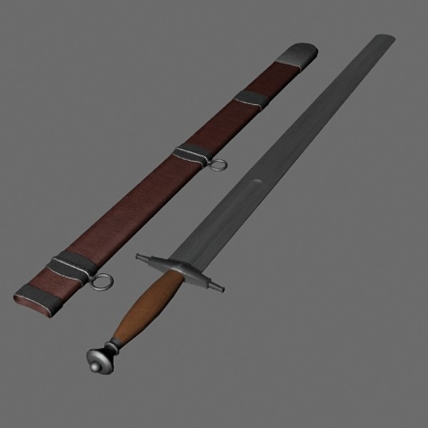 3d calendar sword - Calendar Sword -Executioner sword by mostlysquare