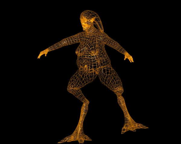 female fell demon 3d model - Fell Demon by Emagyn