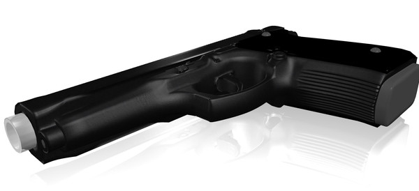 m9 beretta pistol obj free - Berettas by daedra066