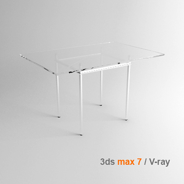 3d le corbusier tables - lc12 by lajhar