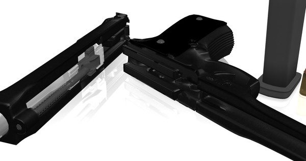 m9 beretta pistol obj free - Berettas by daedra066
