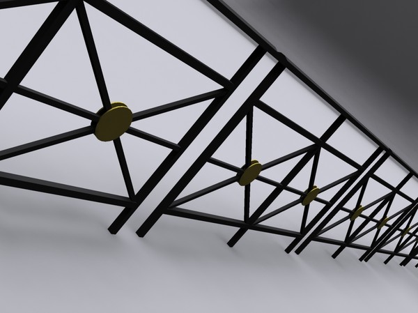 3ds max modular pedestrian barrier - Pedestrian barrier by file404
