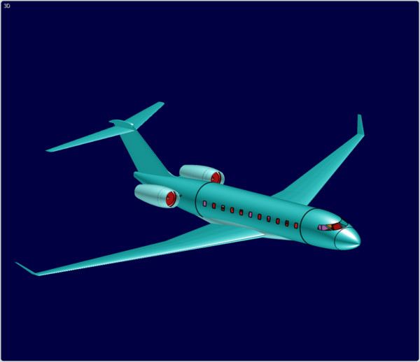 bombardier global 8000 dwg - Bombardier Global 8000 Assembly Model by RodgerSaintJohn