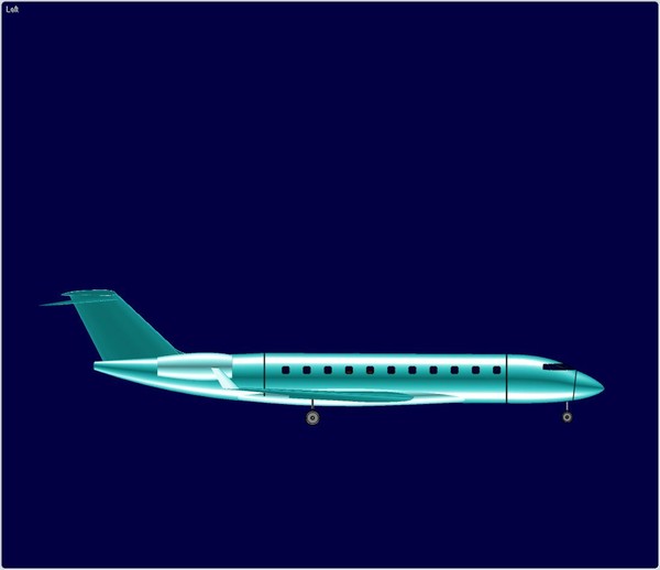 bombardier global 8000 dwg - Bombardier Global 8000 Assembly Model by RodgerSaintJohn