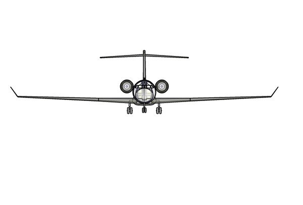 bombardier global 8000 dwg - Bombardier Global 8000 Assembly Model by RodgerSaintJohn